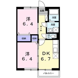 エバーリッチヒルズの物件間取画像